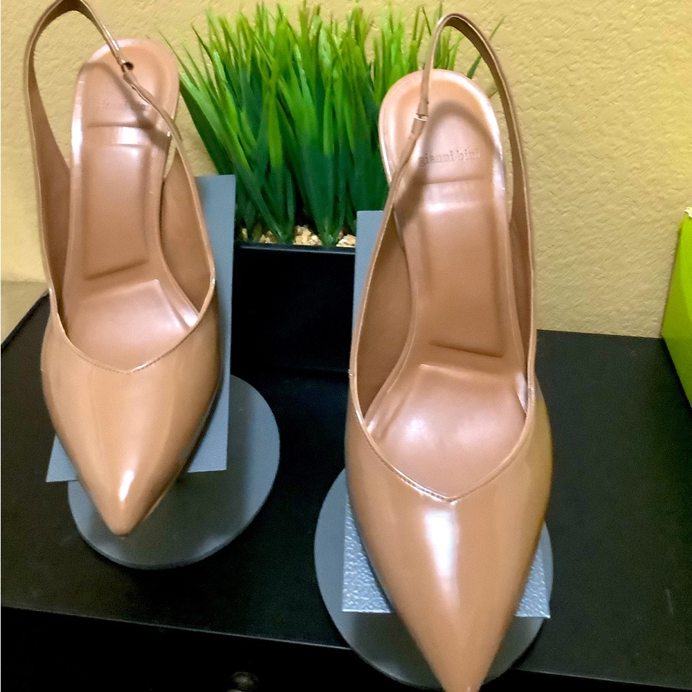 Gianni Bini Karissa Slingback Pumps in Caramel Brown size 9